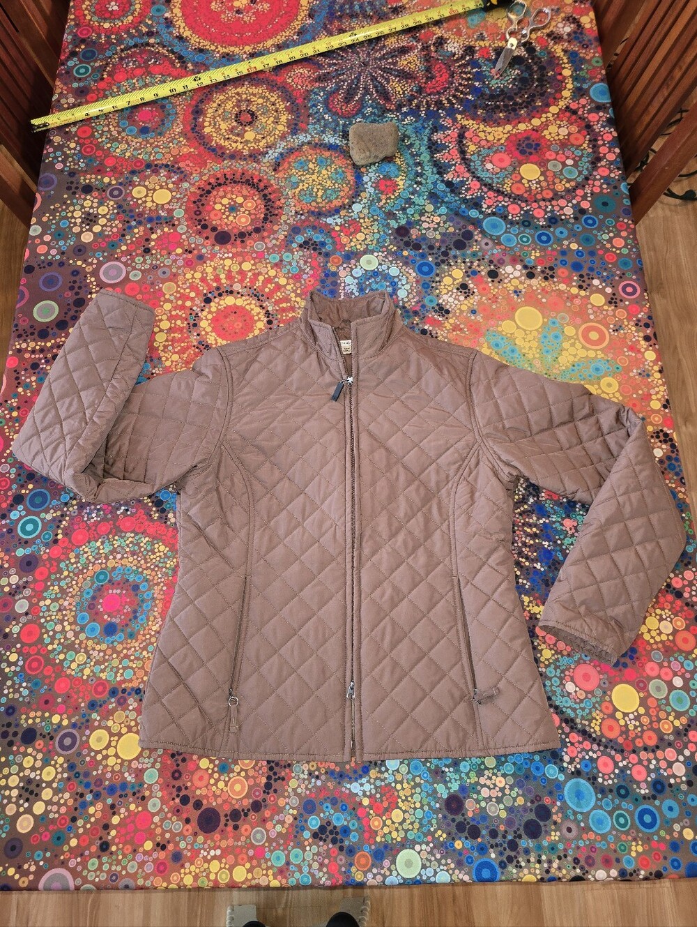 Cutter & Buck Quilted Jacket in Taupe - Women's